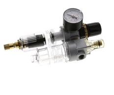 FRL 2 Parties G1/4'' 350l/min 0.5-16.0bar/7-232psi Auto Polycarbonate Standard 0