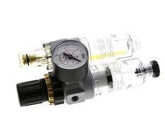 FRL 2 Parties G1/8'' 350l/min 0.5-16.0bar/7-232psi Semi-Auto Polycarbonate Standard 0