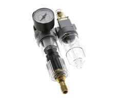 FRL 2 Parties G1/4'' 350l/min 0.5-10.0bar/7-145psi Auto Polycarbonate Standard 0