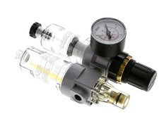 FRL 2 Parties G1/8'' 350l/min 0.5-16.0bar/7-232psi Semi-Auto Polycarbonate Standard 0