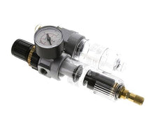 FRL 2 Parties G1/4'' 350l/min 0.5-10.0bar/7-145psi Auto Polycarbonate Standard 0