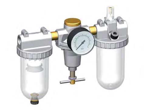 FRL G1/2'' 3200l/min 0.5-16.0bar/7-232psi Standard 3