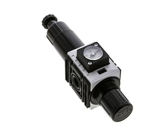 Filtre-régulateur G1/4'' 1000l/min 0.5-8.0bar/7-116psi Futura 0