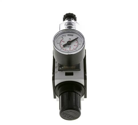 Filtre-régulateur G1/4'' 1000l/min 0.2-4.0bar/3-58psi Manomètre 40 mm Futura 0
