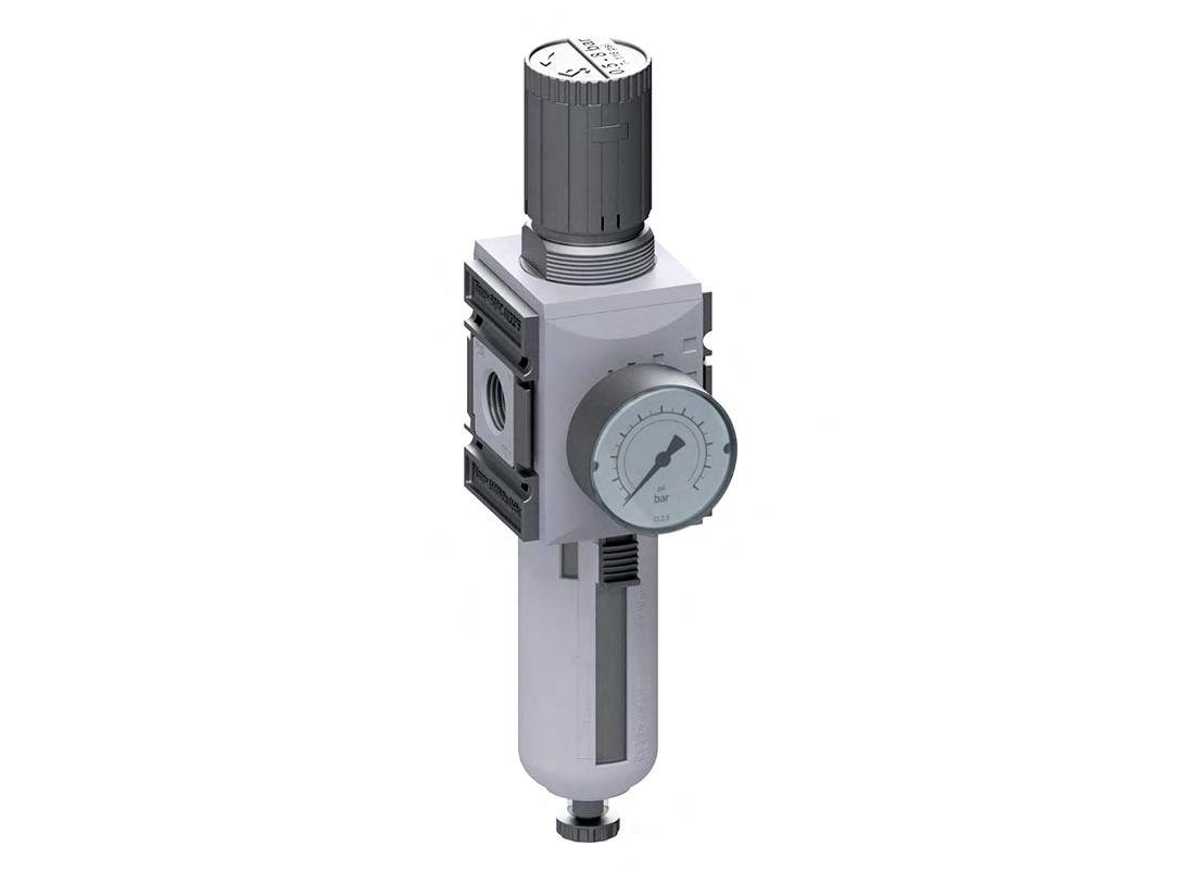 Filtre-régulateur G3/8'' 4500l/min 0.1-2.0bar/1-29psi Futura 2
