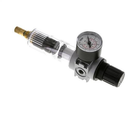 Filtre-régulateur G1/8'' 1450l/min 0.2-6.0bar/3-87psi Manomètre 40 mm Multifix 0