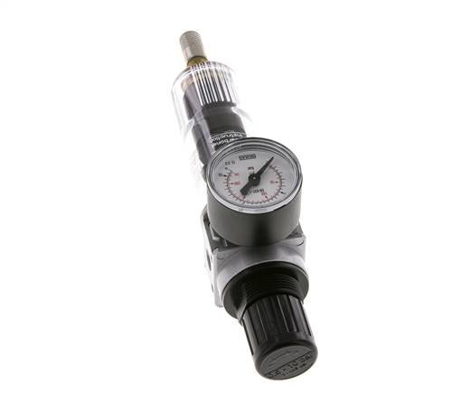 Filtre-régulateur G1/8'' 1450l/min 0.5-10.0bar/7-145psi Manomètre 40 mm Multifix 0
