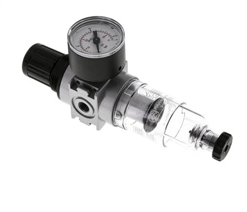 Filtre-régulateur G1/8'' 1450l/min 0.5-10.0bar/7-145psi Manomètre 40 mm Multifix 0