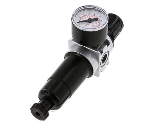 Filtre-régulateur G1/4'' 1450l/min 0.2-6.0bar/3-87psi Manomètre 40 mm Multifix 0