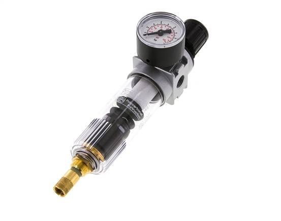 Filtre-régulateur G1/4'' 1450l/min 0.2-6.0bar/3-87psi Manomètre 40 mm Multifix 0