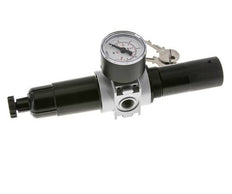 Filtre-régulateur G1/4'' 1450l/min 0.1-3.0bar/1-44psi Manomètre 40 mm Cylinder Lock Multifix 0