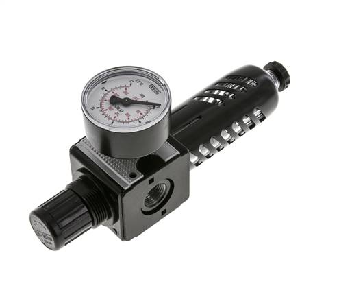 Filtre-régulateur G3/8'' 1600l/min 0.5-16.0bar/7-232psi Cage de protection Multifix 1