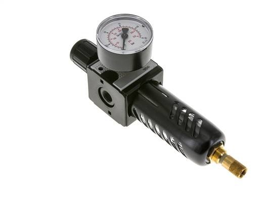 Filtre-régulateur G1/4'' 1600l/min 0.5-16.0bar/7-232psi Cage de protection Multifix 1