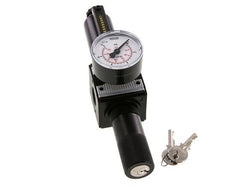 Filtre-régulateur G1/4'' 1600l/min 0.5-16.0bar/7-232psi Serrure à cylindre Multifix 1
