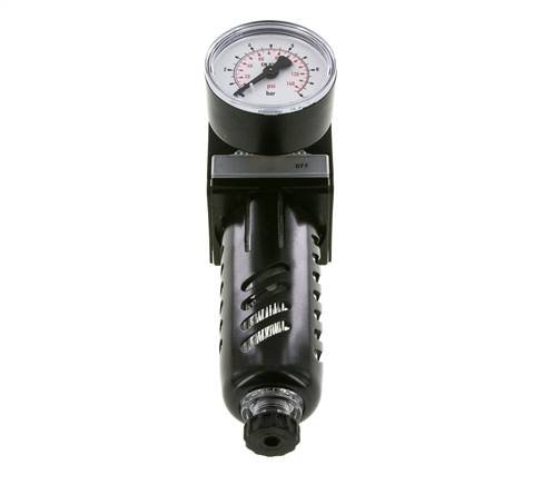 Filtre-régulateur G3/8'' 1600l/min 0.2-6.0bar/3-87psi Cage de protection semi-automatique en polycarbonate Multifix 1