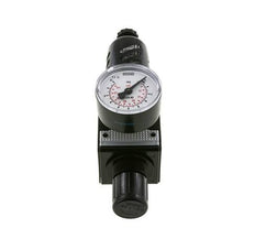 Filtre-régulateur G3/8'' 1600l/min 0.2-6.0bar/3-87psi Cage de protection semi-automatique en polycarbonate Multifix 1