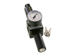 Filtre-régulateur G3/8'' 1600l/min 0.5-10.0bar/7-145psi Verrouillage semi-automatique du cylindre en métal Multifix 1