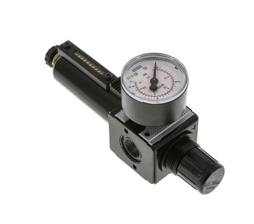 Filtre-régulateur G3/8'' 1600l/min 0.5-10.0bar/7-145psi Multifix 1