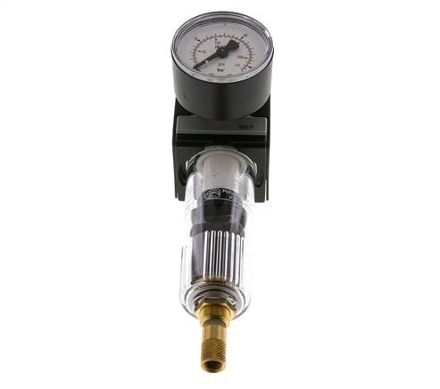 Filtre-régulateur G3/8'' 1600l/min 0.5-10.0bar/7-145psi Auto Polycarbonate Multifix 1