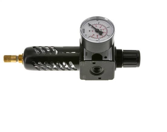 Filtre-régulateur G1/4'' 1600l/min 0.5-16.0bar/7-232psi Cage de protection Multifix 1