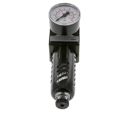 Filtre-régulateur G1/4'' 1600l/min 0.2-6.0bar/3-87psi Cage de protection Multifix 1