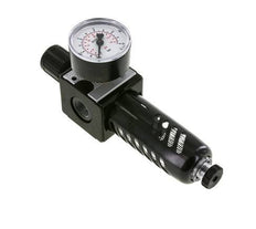 Filtre-régulateur G3/8'' 1600l/min 0.2-6.0bar/3-87psi Cage de protection semi-automatique en polycarbonate Multifix 1