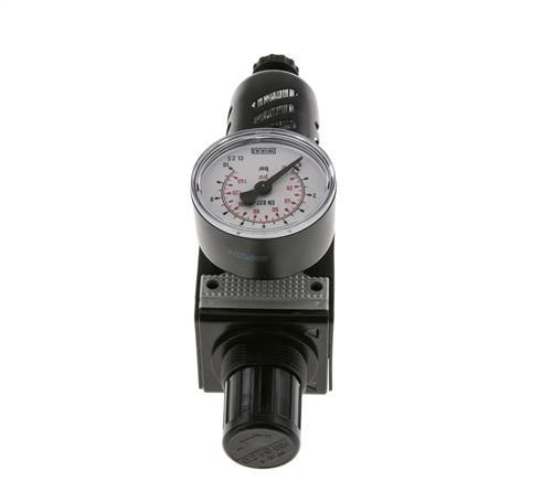 Filtre-régulateur G1/4'' 1600l/min 0.2-6.0bar/3-87psi Cage de protection Multifix 1