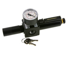 Filtre-régulateur G3/8'' 1600l/min 0.5-10.0bar/7-145psi Verrouillage semi-automatique du cylindre en métal Multifix 1