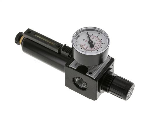 Filtre-régulateur G3/8'' 1600l/min 0.2-6.0bar/3-87psi Semi-Auto Metal Multifix 1
