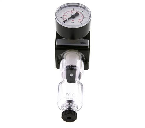 Filtre-régulateur G1/4'' 1600l/min 0.1-3.0bar/1-44psi Multifix 1