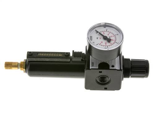Filtre-régulateur G1/4'' 1600l/min 0.5-16.0bar/7-232psi Multifix 1