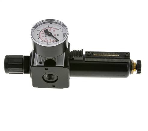 Filtre-régulateur G1/4'' 1600l/min 0.2-6.0bar/3-87psi Multifix 1