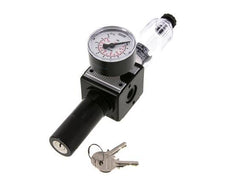Filtre-régulateur G1/4'' 1600l/min 0.2-6.0bar/3-87psi Serrure à cylindre Multifix 1