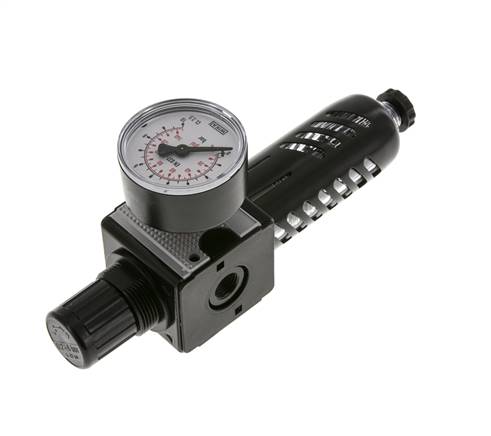 Filtre-régulateur G1/4'' 1600l/min 0.2-6.0bar/3-87psi Cage de protection Multifix 1