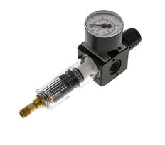 Filtre-régulateur G3/8'' 1600l/min 0.5-10.0bar/7-145psi Auto Polycarbonate Multifix 1