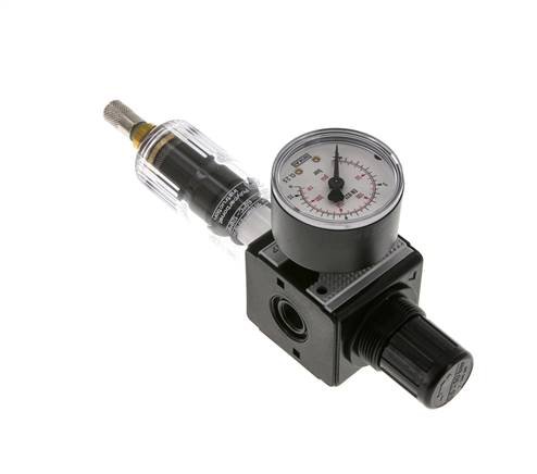 Filtre-régulateur G1/4'' 1600l/min 0.5-10.0bar/7-145psi Multifix 1
