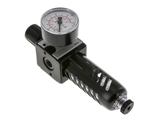 Filtre-régulateur G1/4'' 1600l/min 0.2-6.0bar/3-87psi Cage de protection Multifix 1