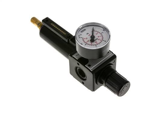 Filtre-régulateur G3/8'' 1600l/min 0.5-16.0bar/7-232psi Multifix 1