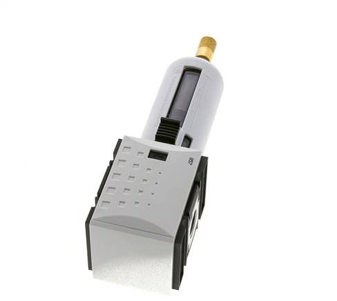 Filtre 5microns G3/8'' 2200l/min Auto Polycarbonate Futura 1
