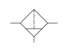 Filtre 5microns G1/4'' 2200l/min Semi-Auto Polycarbonate Futura 1