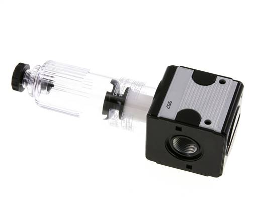 Filtre 5microns G3/8'' 2000l/min Semi-Auto Polycarbonate Multifix 1