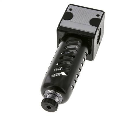 Filtre 5microns G1/4'' 2000l/min Semi-Auto Cage de Protection en Polycarbonate Multifix 1