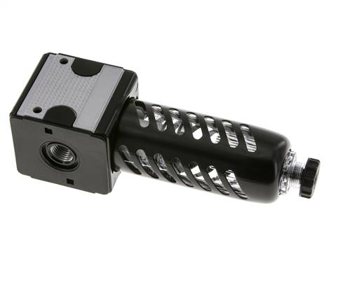 Filtre 5microns G1/4'' 2000l/min Semi-Auto Cage de Protection en Polycarbonate Multifix 1