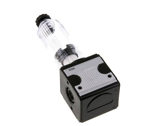 Filtre 5microns G1/4'' 2000l/min Semi-Auto Polycarbonate Multifix 1