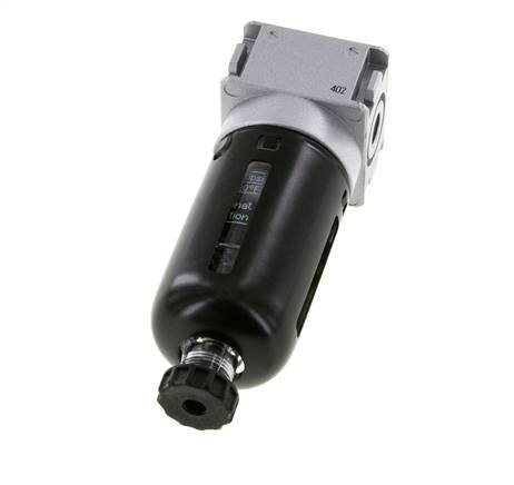 Filtre 5microns G1/8'' 1000l/min Semi-Auto Cage de Protection en Polycarbonate Multifix 0