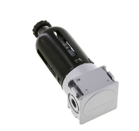 Filtre 5microns G1/8'' 1000l/min Semi-Auto Cage de Protection en Polycarbonate Multifix 0