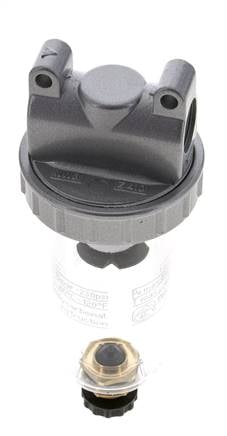 Filtre 5microns G3/8'' 800l/min Semi-Auto Polycarbonate Standard 1