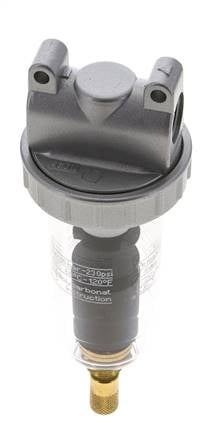 Filtre 5microns G3/8'' 800l/min Auto Polycarbonate Standard 1