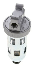 Filtre 5microns G1/4'' 800l/min Cage de Protection Semi-Auto en Polycarbonate Standard 1
