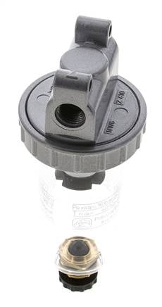 Filtre 5microns G1/4'' 800l/min Semi-Auto Polycarbonate Standard 1